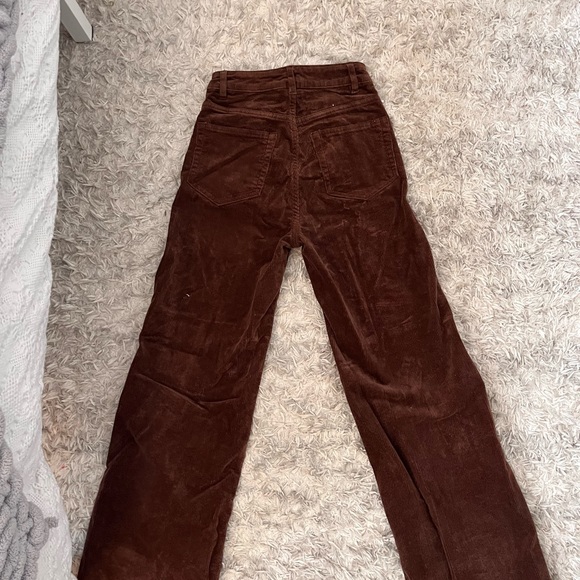 H&M brown high waisted pants - Picture 2 of 3